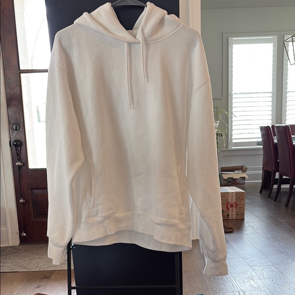 White Hoodie from Aritzia